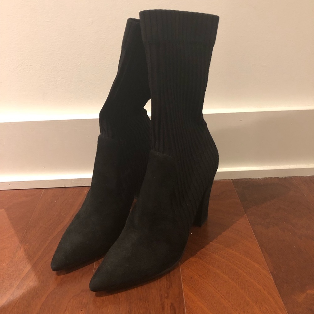 NWOT Dolce Vita Heeled Sock Boots Sz 10